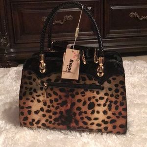 Animal print purse
